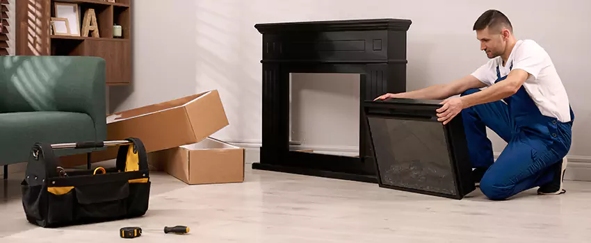 Old Rusted Metal Fireplace Repair And Replacement in Mechanicsville, VA